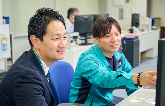 営業と技術部門の連携イメージ